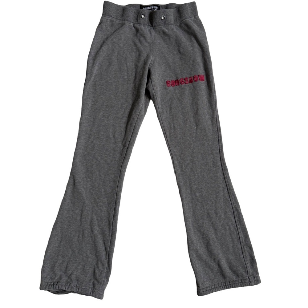 GONGSHOW HOCKEY DARK GRAY SWEATPANTS / JOGGERS SIZE XS